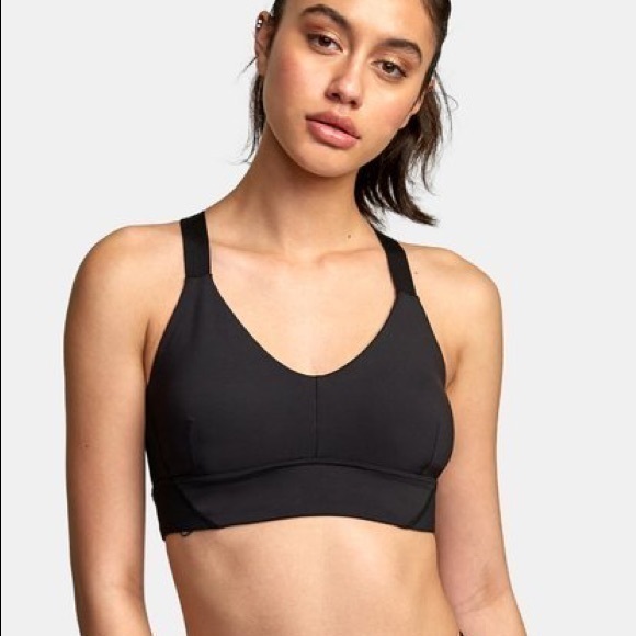 RVCA || NWT VA Ultra Sports Bra {Black} - Picture 1 of 13